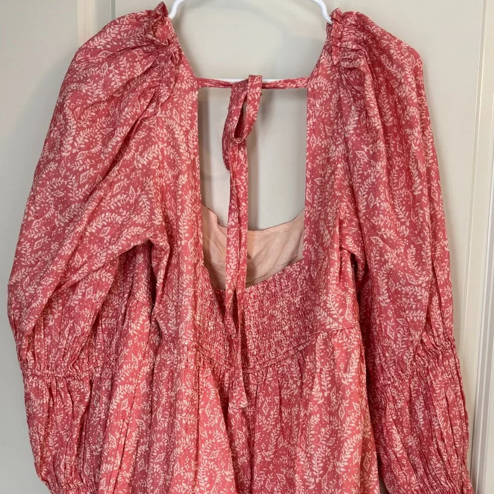 Anthropologie Pilcro Long-Sleeved Babydoll Dress-Size XL. Like New - Picture 4 of 5